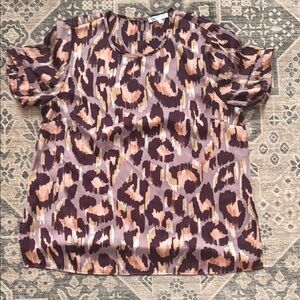 Leopard Print Women's Top